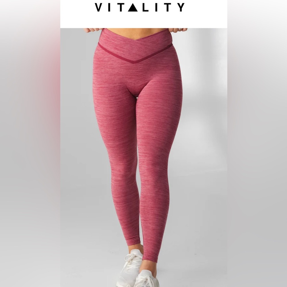 Vitality Daydream® V Pant - Sangria Marl - Leggings - Medium